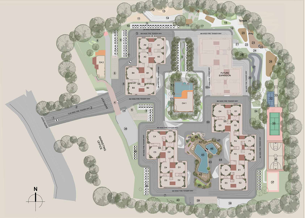 Tru Aquapolis master plan 